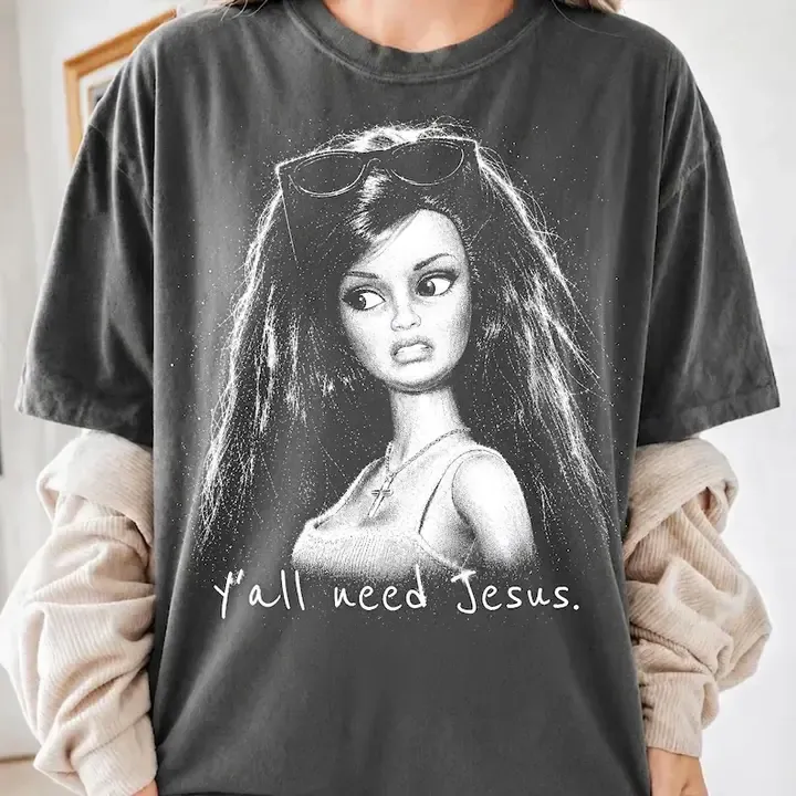 Yall Need Jesus | Funny | Trendy Boutique | Tshirt, Size: Small