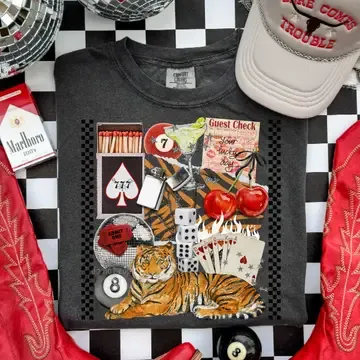Your Lucky Day Collage Wholesale Tee, Size: Medium