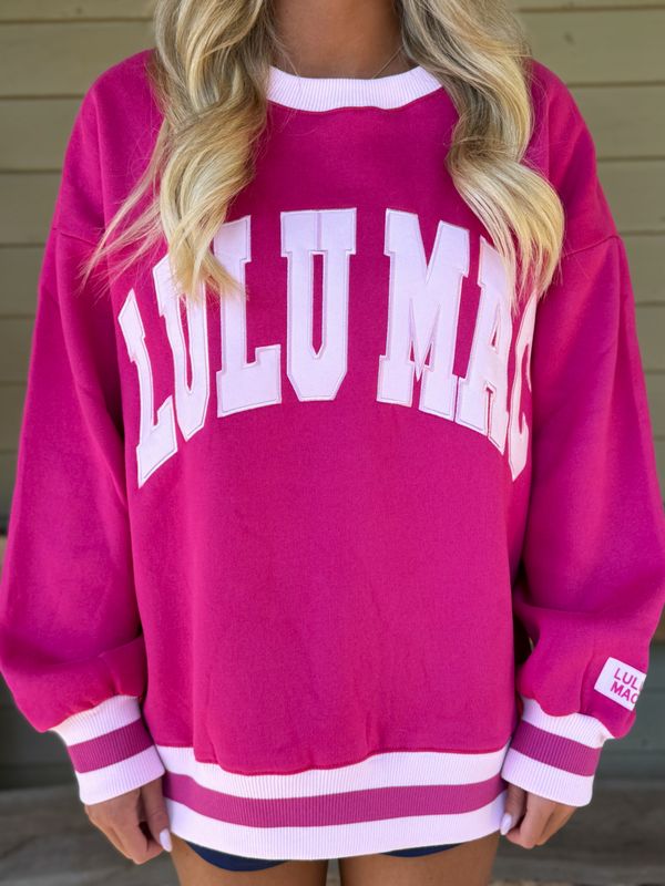 Social Society Hot Pink/Light Pink Stitch