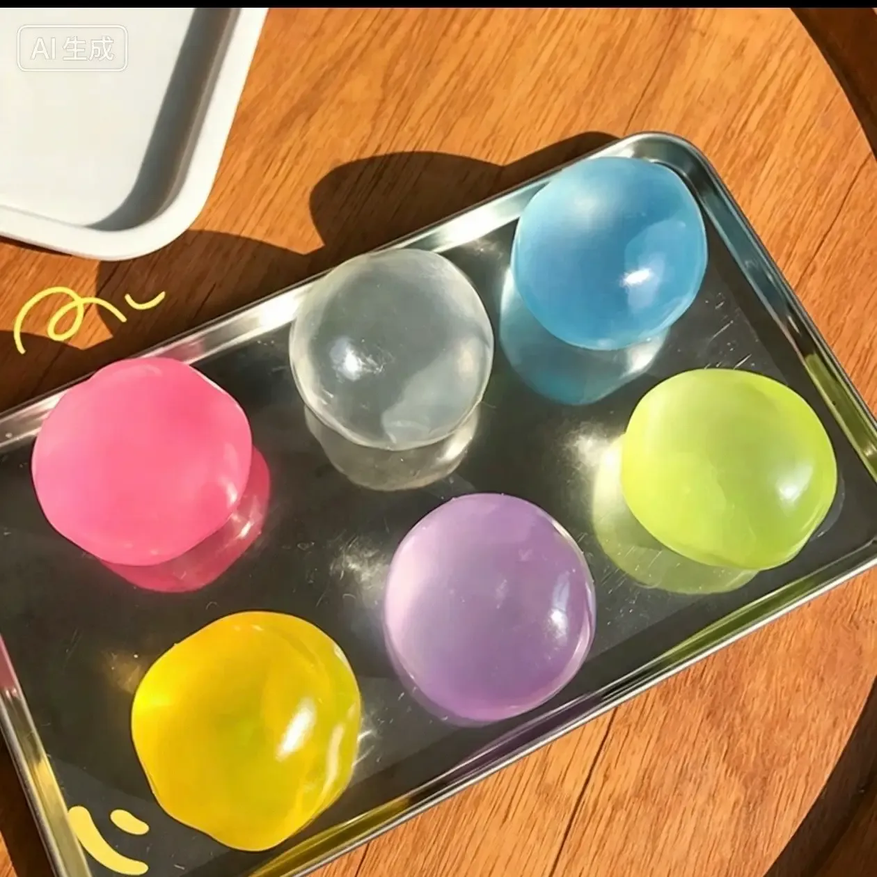 Coconut Oil Stress Relief Ball Soft Squishy Sensory Fidget Toy