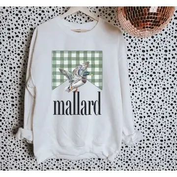 Gingham Mallard Tee, Size: Small