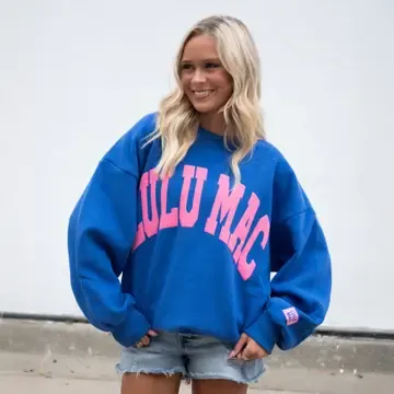 LULU MAC Royal/Pink Puff, Size: XXX-Large