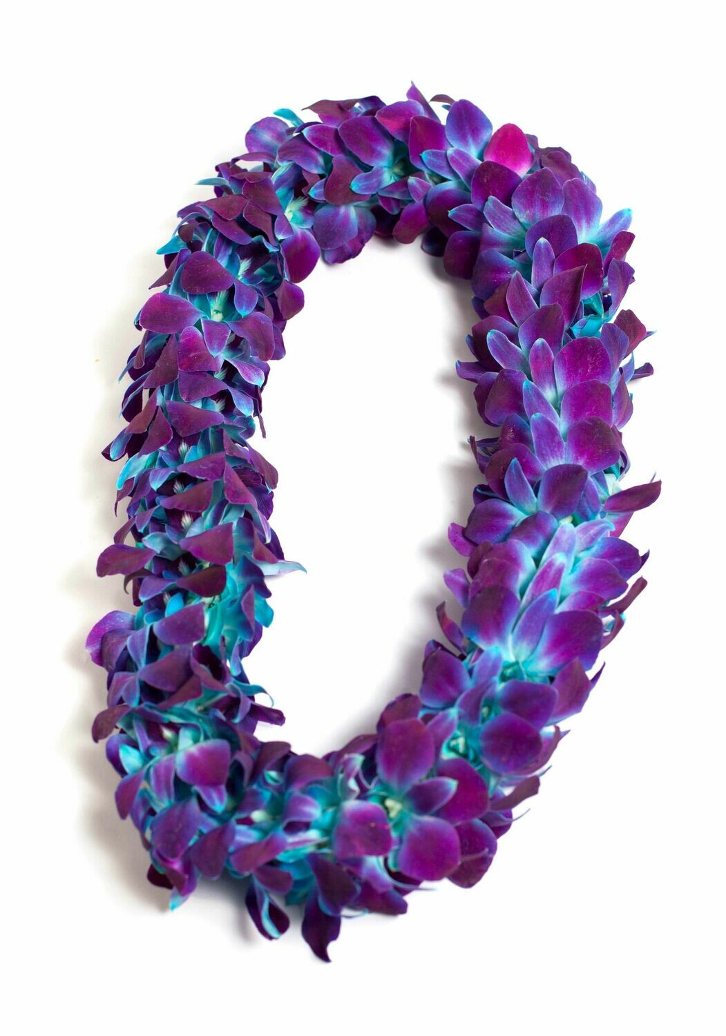 Double Dyed Orchid Lei Buy Hawaiian Lei Ships Fresh