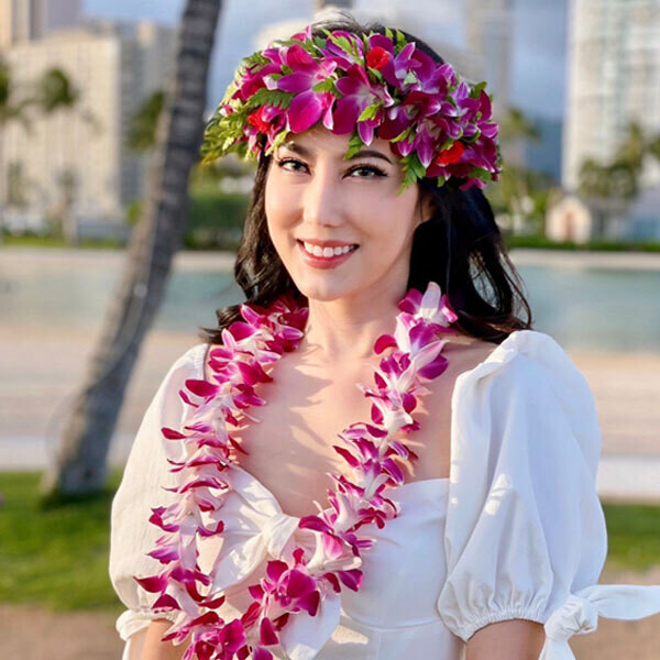 HAKU LEI &amp; SINGLE ORCHID LEI