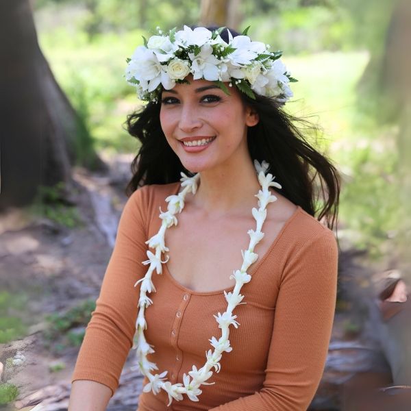 TUBEROSE SINGLE STRAND FRAGRANT LEI