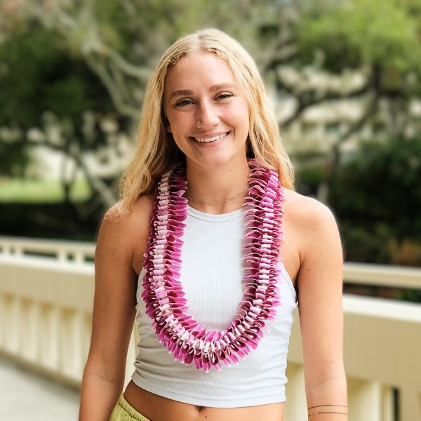 PURPLE ORCHID ALANA LEI
