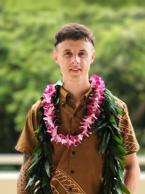 Maile ti leaf lei
