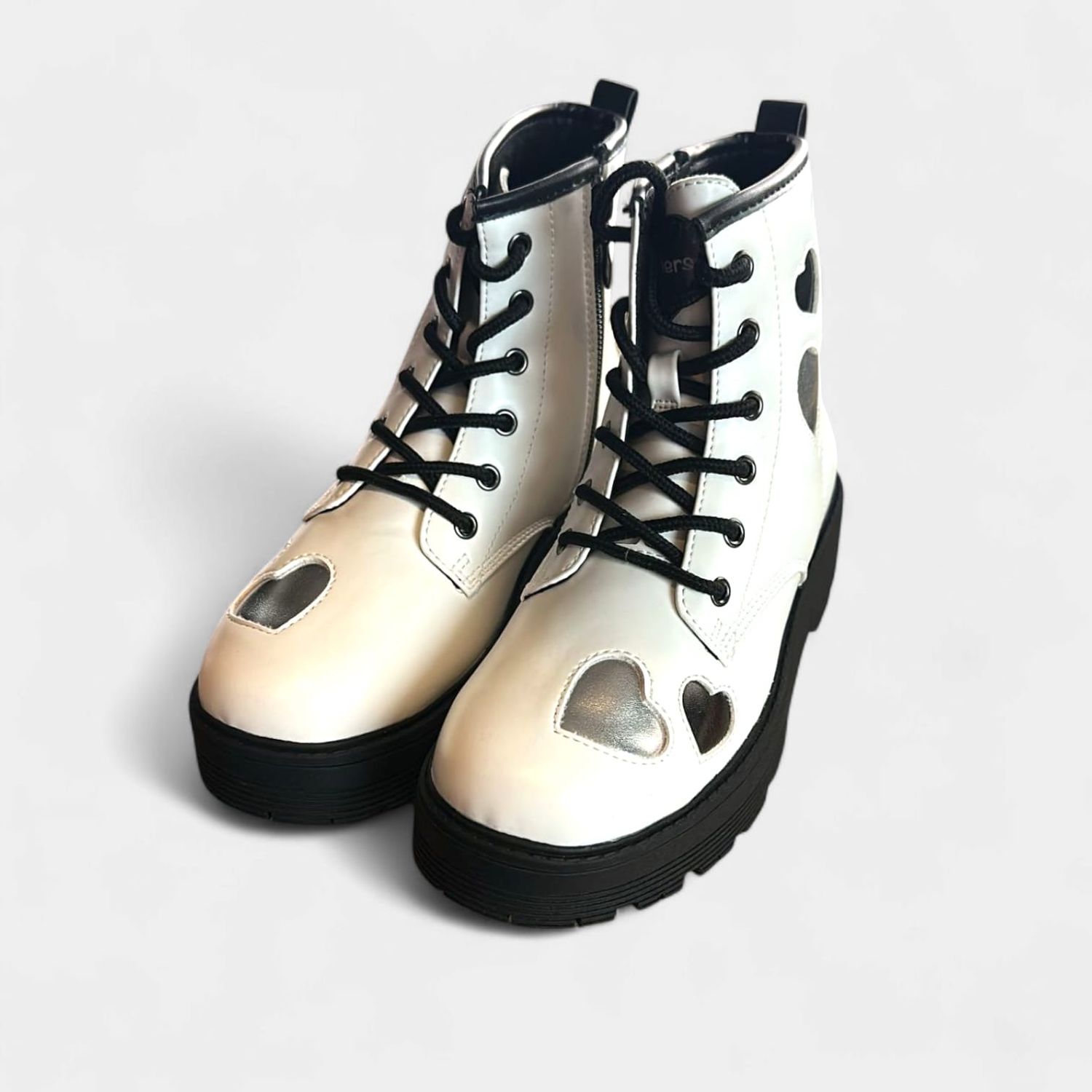 SKECHERS GRAVLEN HI METALLIC HEART KIDS