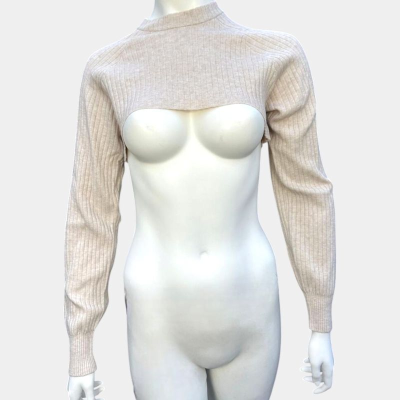 CROP TOP MANCHE LONGUE CROP TOP MANCHE LONGUE