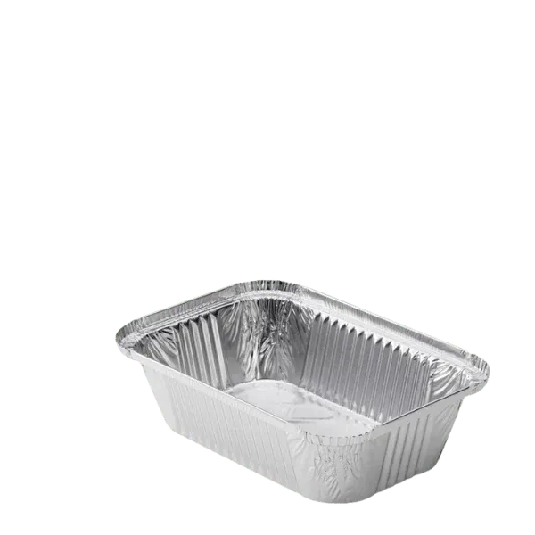 1000st Aluminium kapsalon bakje 450ml