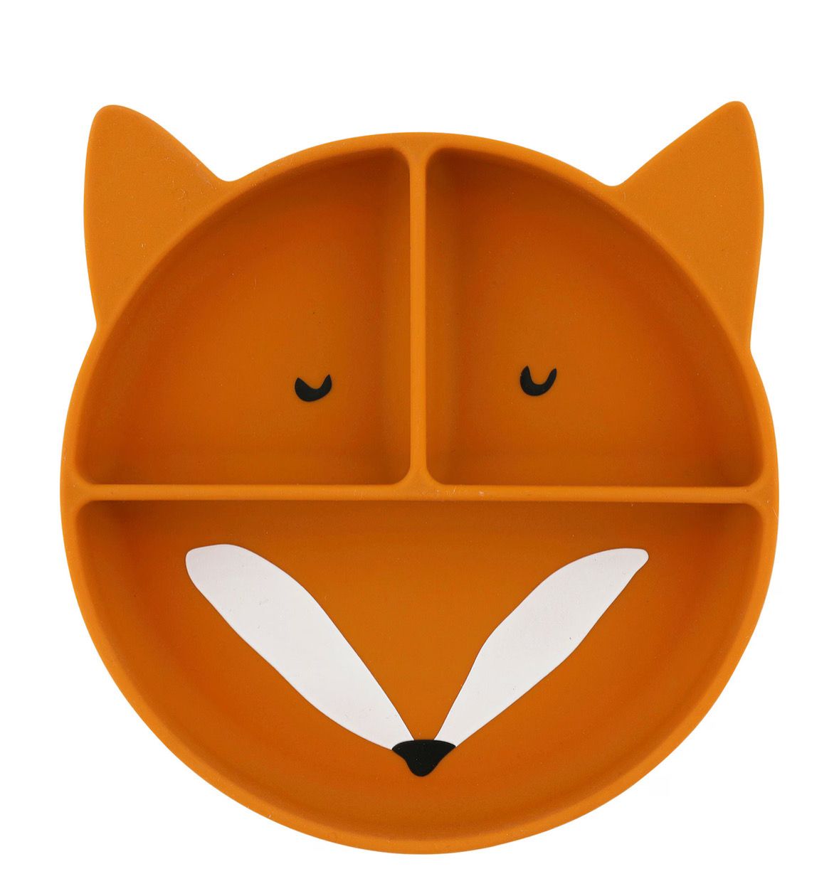 Silikon-Esslernteller mit Saugnapf „Fuchs“