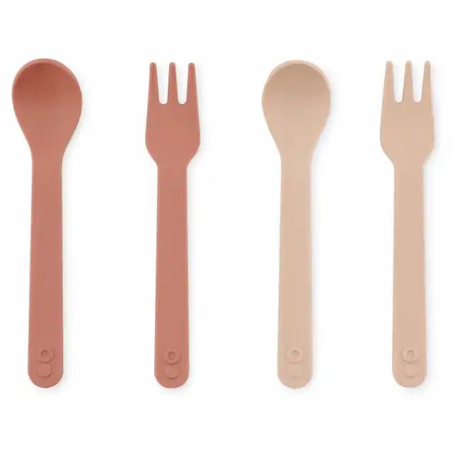 PLA Löffel & Gabel 2-pack „Rosa“