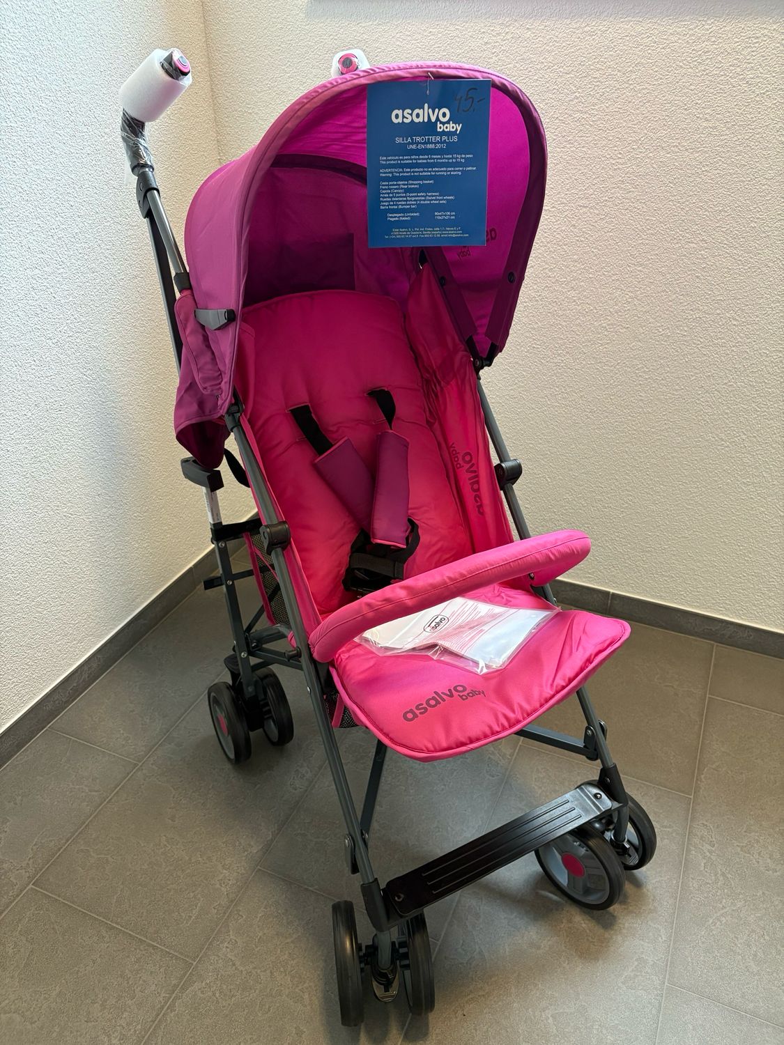 Buggy „Pink“ asalvo-baby bis 15kg
