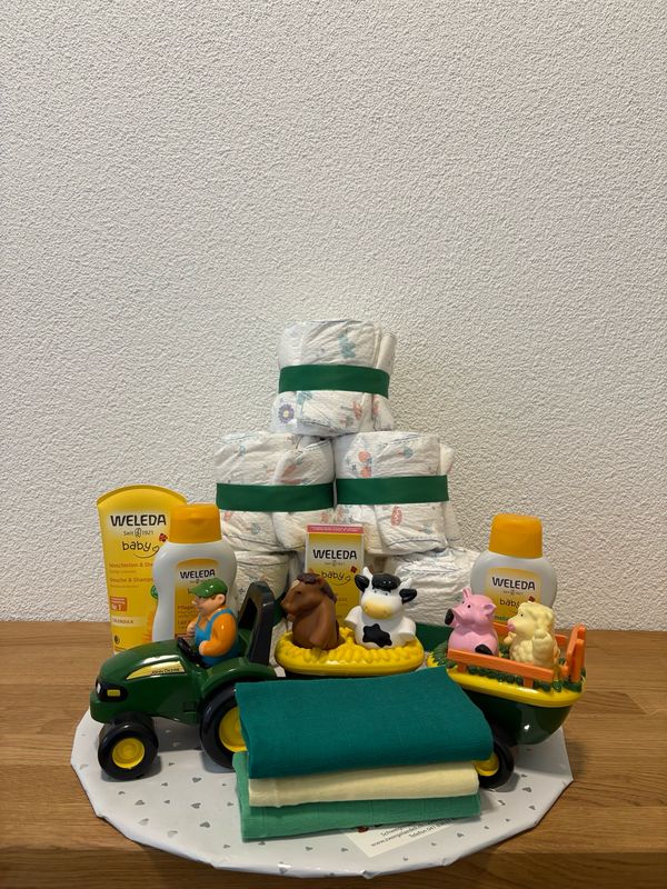 Windeltorte „Traktor“