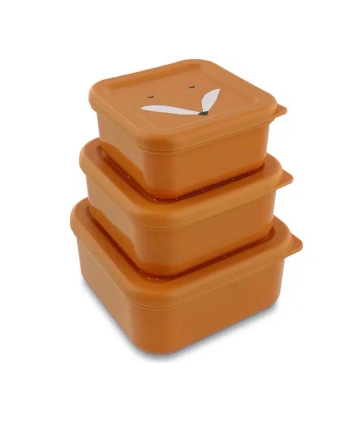 trixie Silikon Snackbox 3er Set „Fuchs“