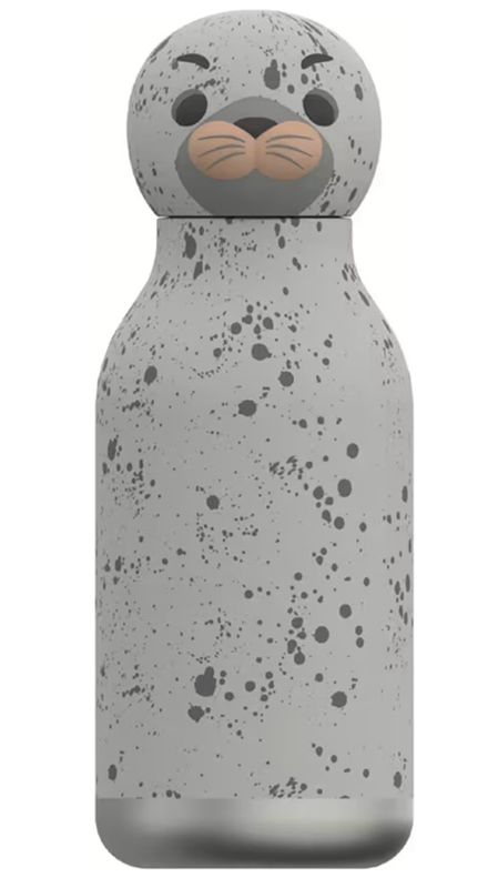 Asobu Bestie Foka - Thermoflasche mit Strohhalm 460 ml