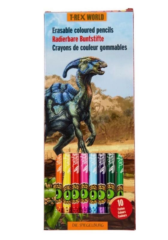Radierbare Buntstifte T-REX WORLD