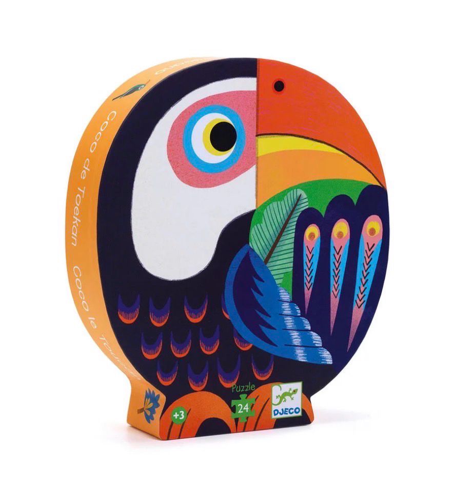 Puzzle Coco der Tukan, 24 Teile