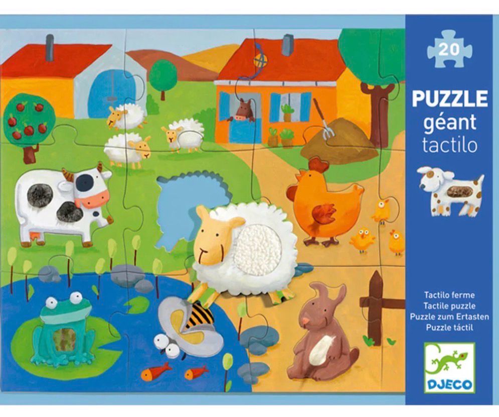 Puzzle Tactiloferme, 20 Teile