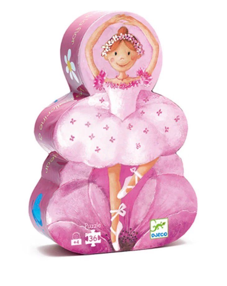 Djeco Die Ballerina mit der Blume, 36 Teile