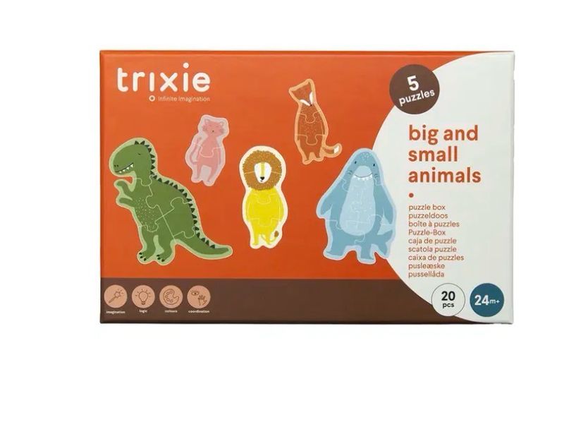 trixie Puzzleschachtel grosse und kleine Tiere