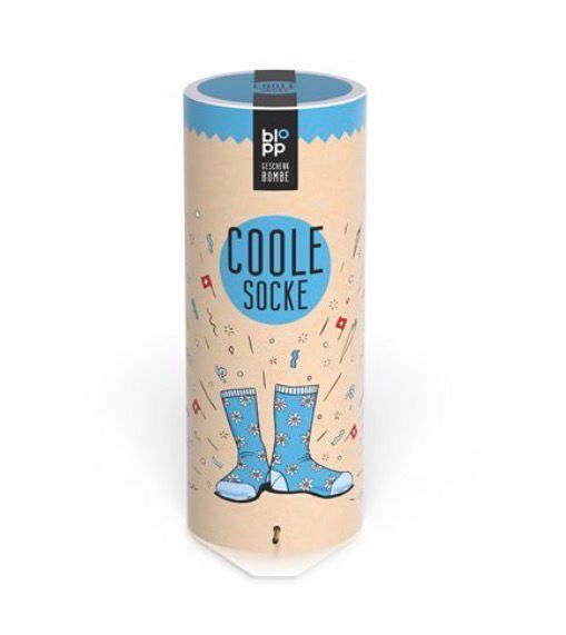 Geschenkbombe blopp - Coole Socke Edelweiss L