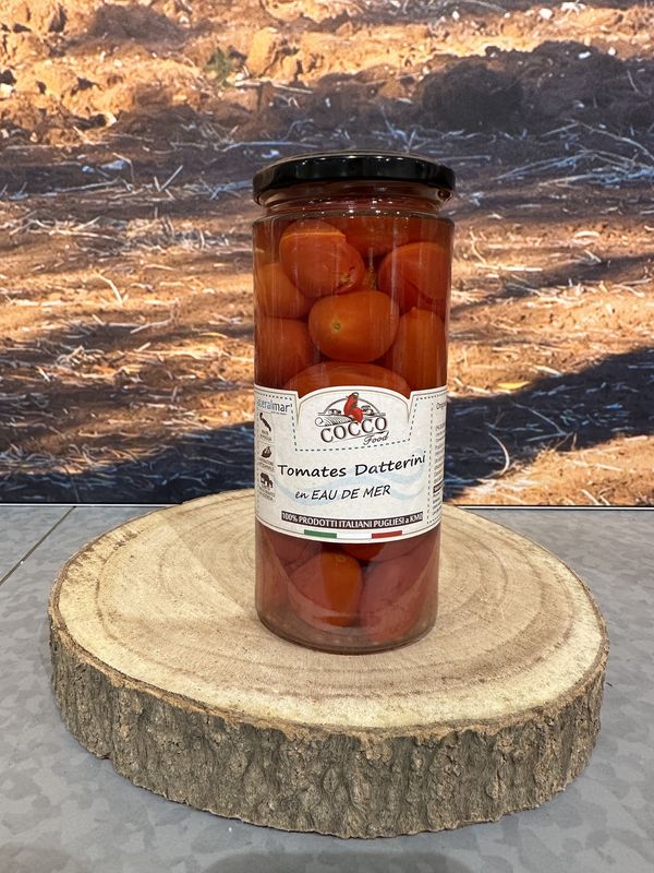 Pomodorino Datterino in Acqua di Mare 550g Pomodorino Datterino in Acqua di Mare 550g