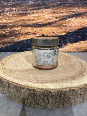 Fleur de Sel de Guérande aux épices grillées 85g Fleur de Sel de Guérande aux épices grillées 85g