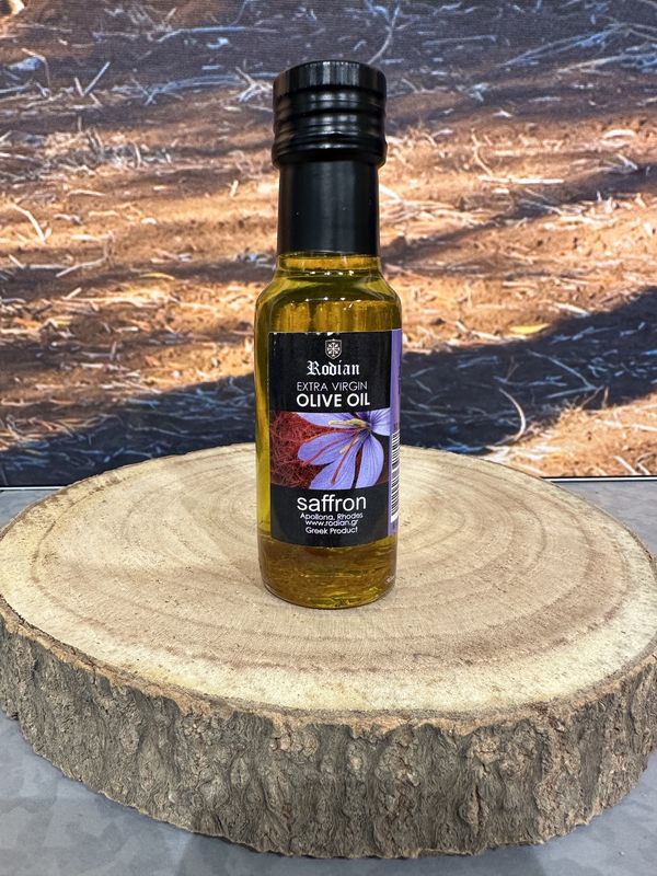 Extra virgen olive oil with saffron 100ml