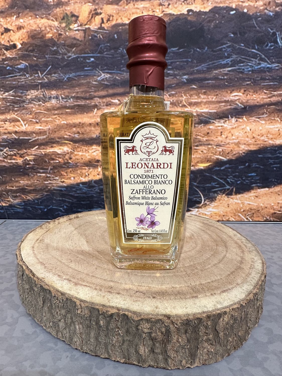 Condimento Balsamico Bianco allo Zafferano 250ml Condimento Balsamico Bianco allo Zafferano 250ml