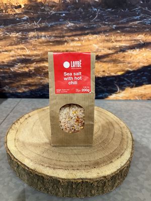 Navulling zeezout en pittige chili 200g Navulling zeezout en pittige chili 200g