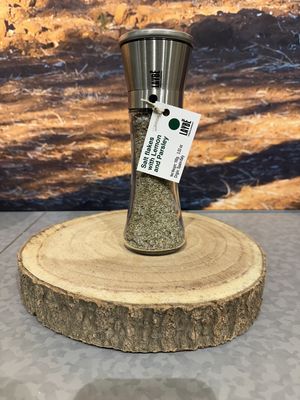 Molen met zoutvlokken, citroen en peterselie 100g Molen met zoutvlokken, citroen en peterselie 100g