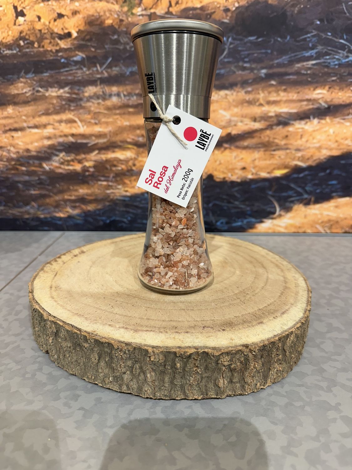 Molen met roze Himalaya zout 200g
