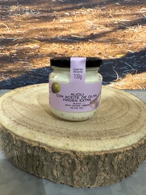 Alioli con aceite de oliva virgen extra 130g