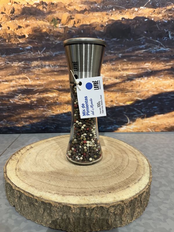 Molen met Wereldpepermix 100g Molen met Wereldpepermix 100g