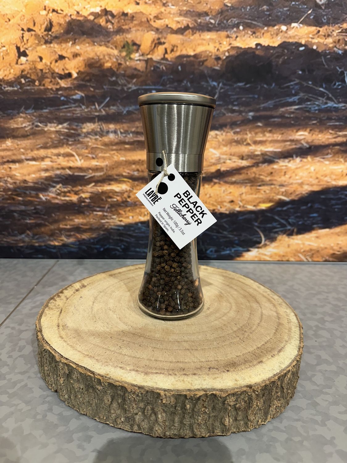 Molen met zwarte Tellicherry peper 100g