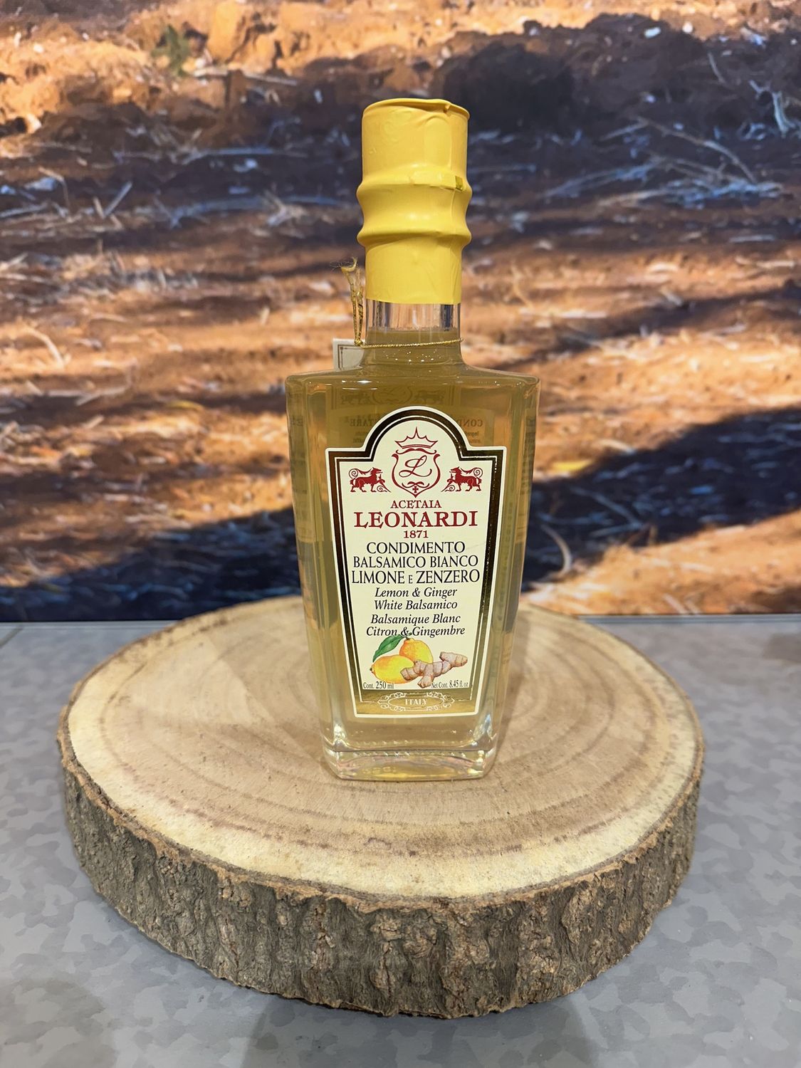 Condimento Balsamico Bianco Limone e Zenzero 250ml