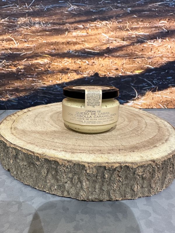 Crema de Queso de Cabra con Cebolla Caramalizzada 120g