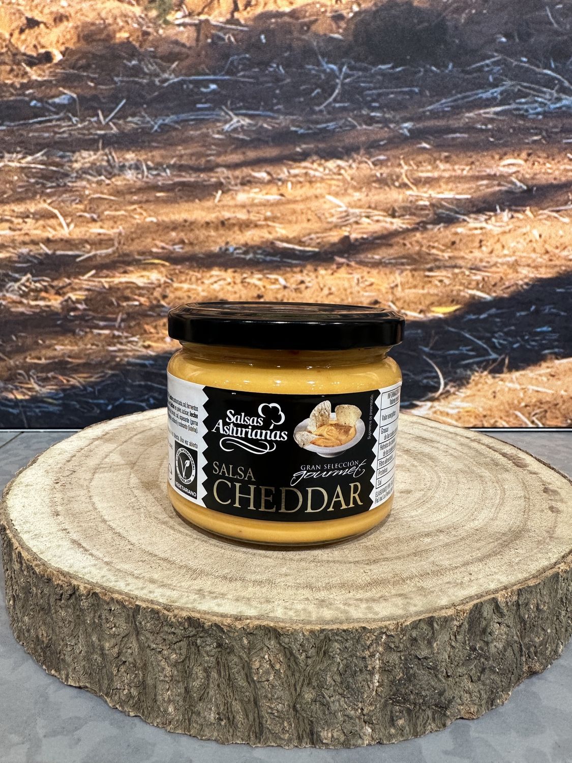 Salsa cheddar sin gluten 300g