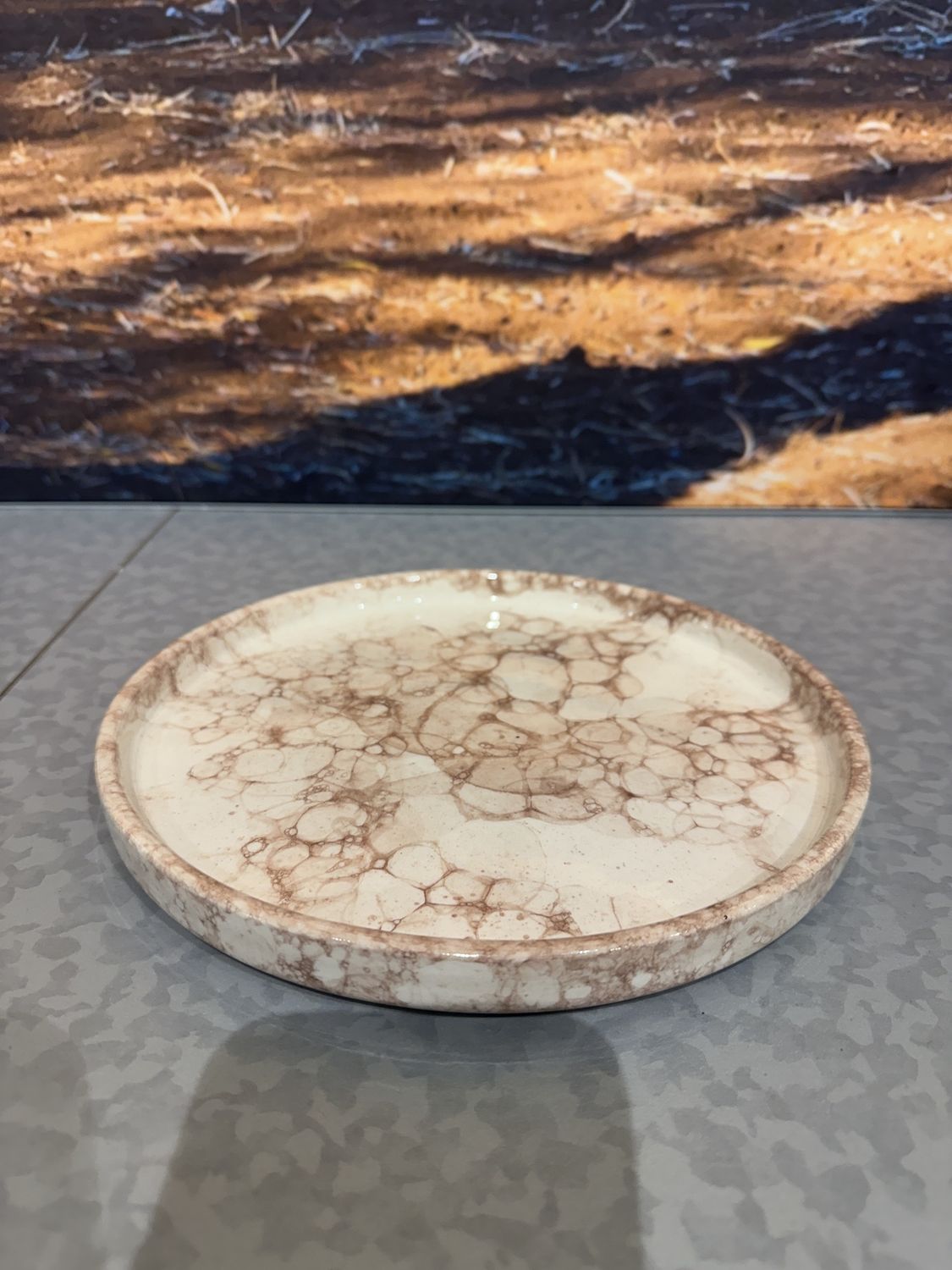 Espuma bord 23cm terra