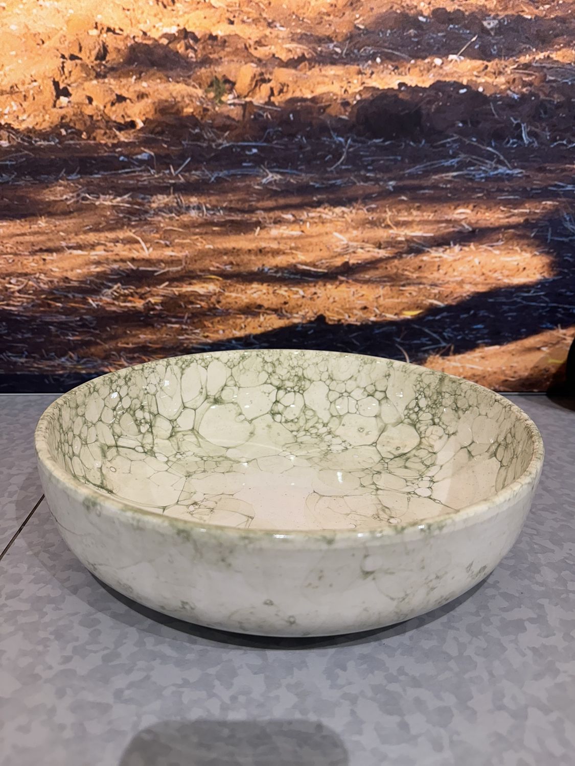 Espuma schaal 31cm groen