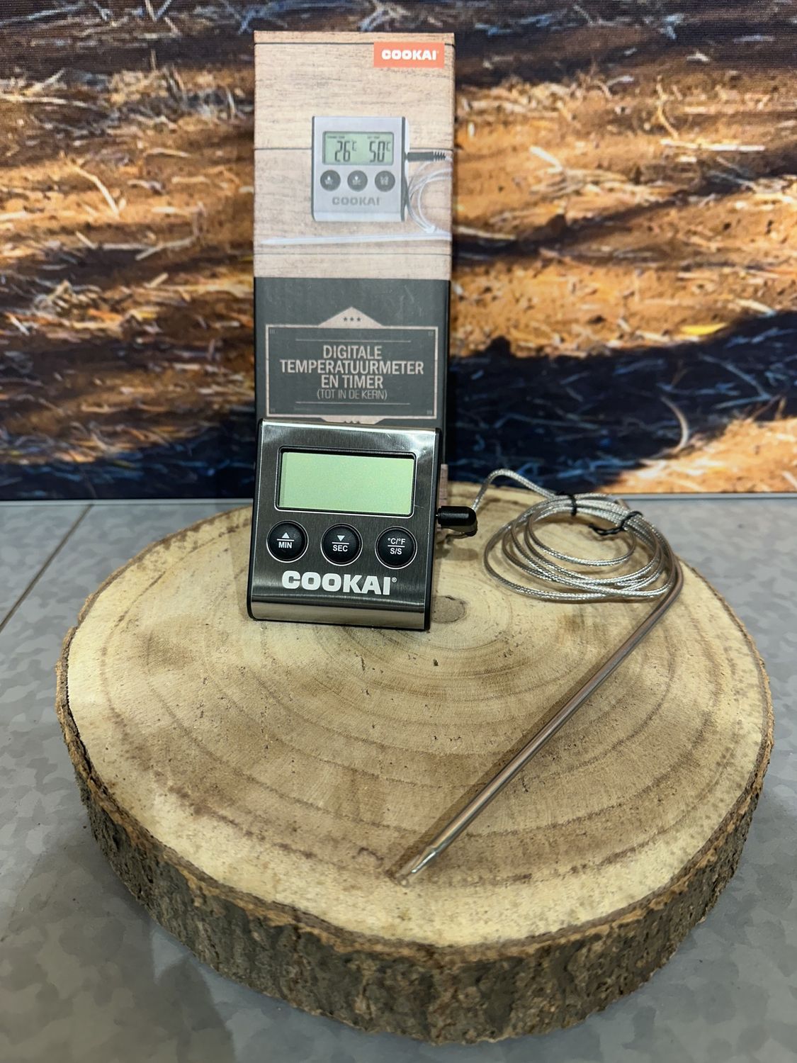 Digitale kerntemperatuurmeter en timer