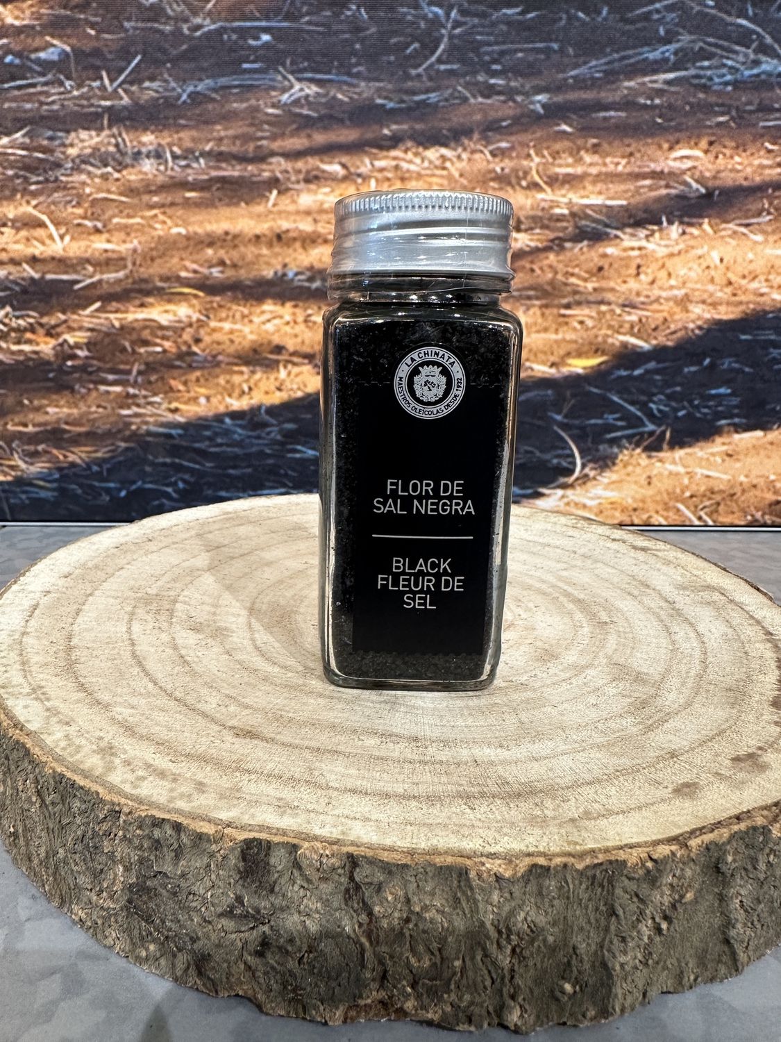 Zwarte Fleur de Sel 110g