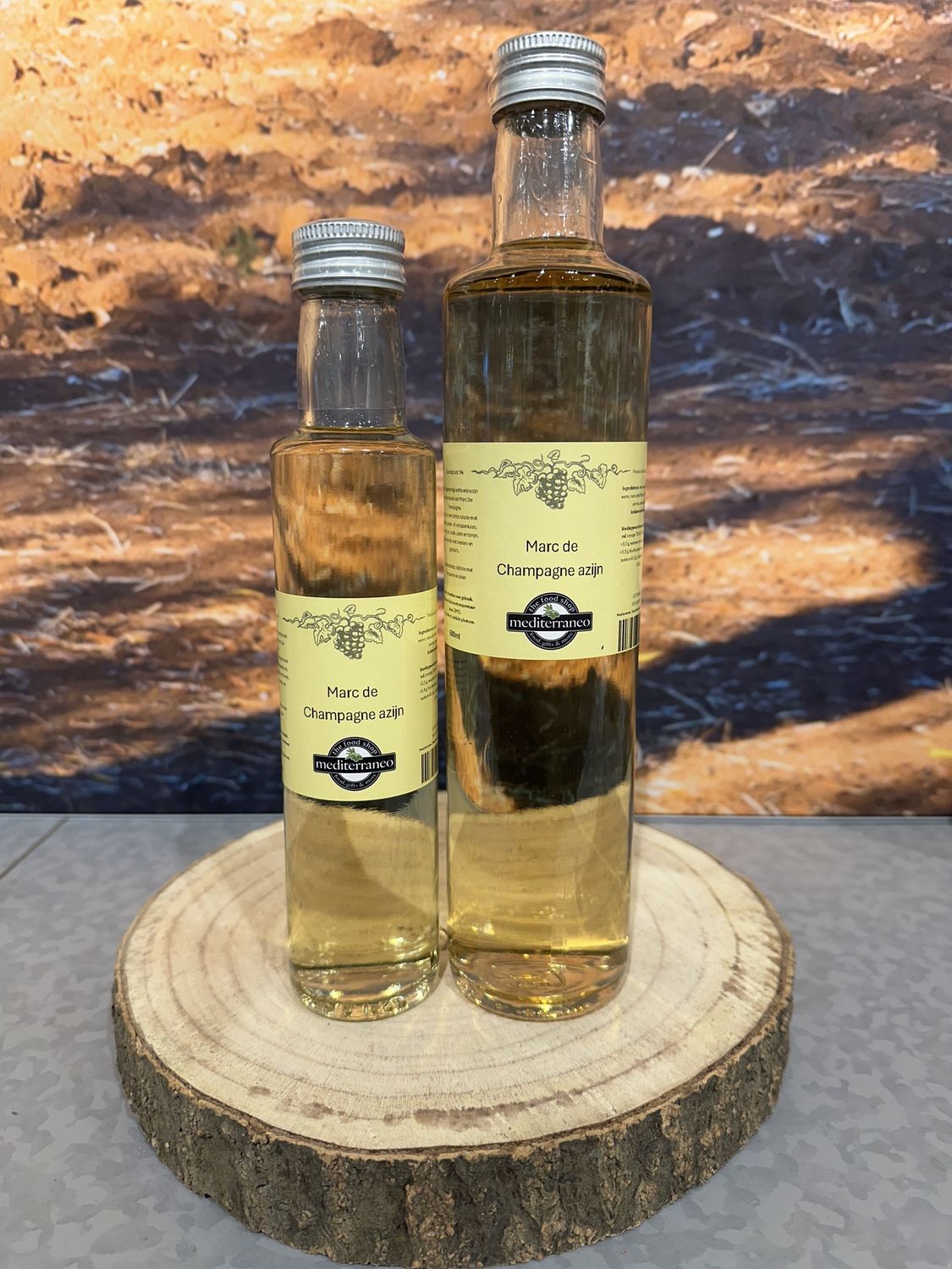 Marc de Champagne azijn + fles 250ml
