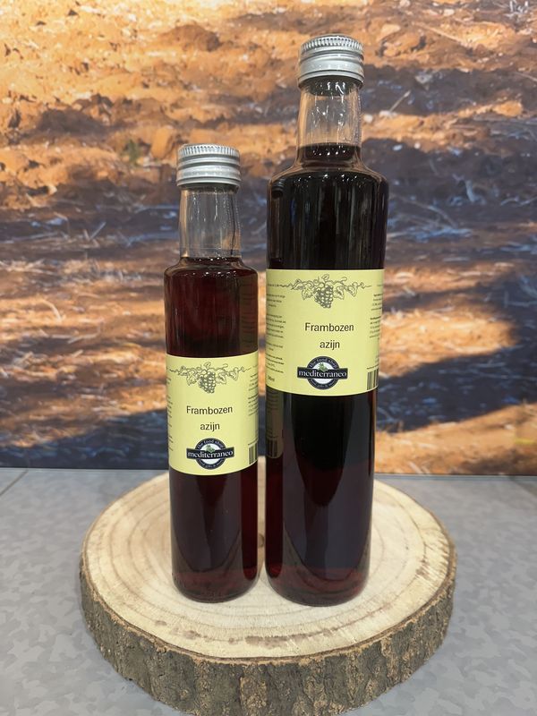 Frambozen azijn + fles 500ml Frambozen azijn + fles 500ml