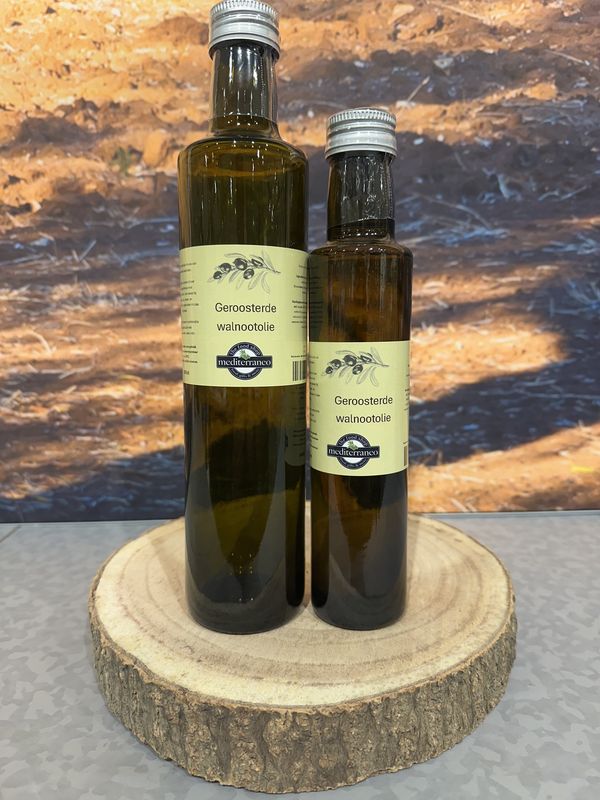 Geroosterde walnootolie + fles 250ml