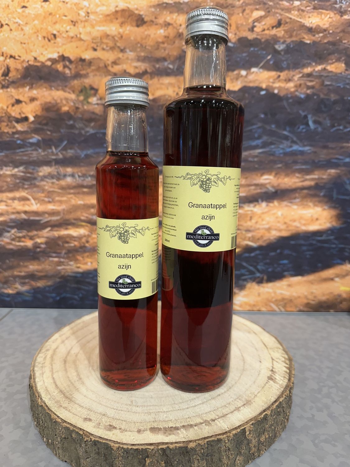 Granaatappel azijn + fles 250ml