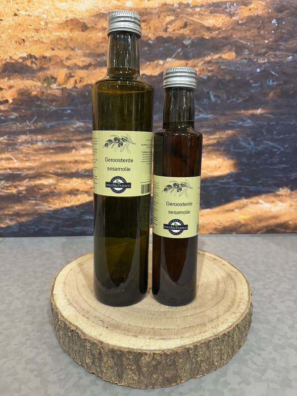 Geroosterde sesamolie + fles 500ml