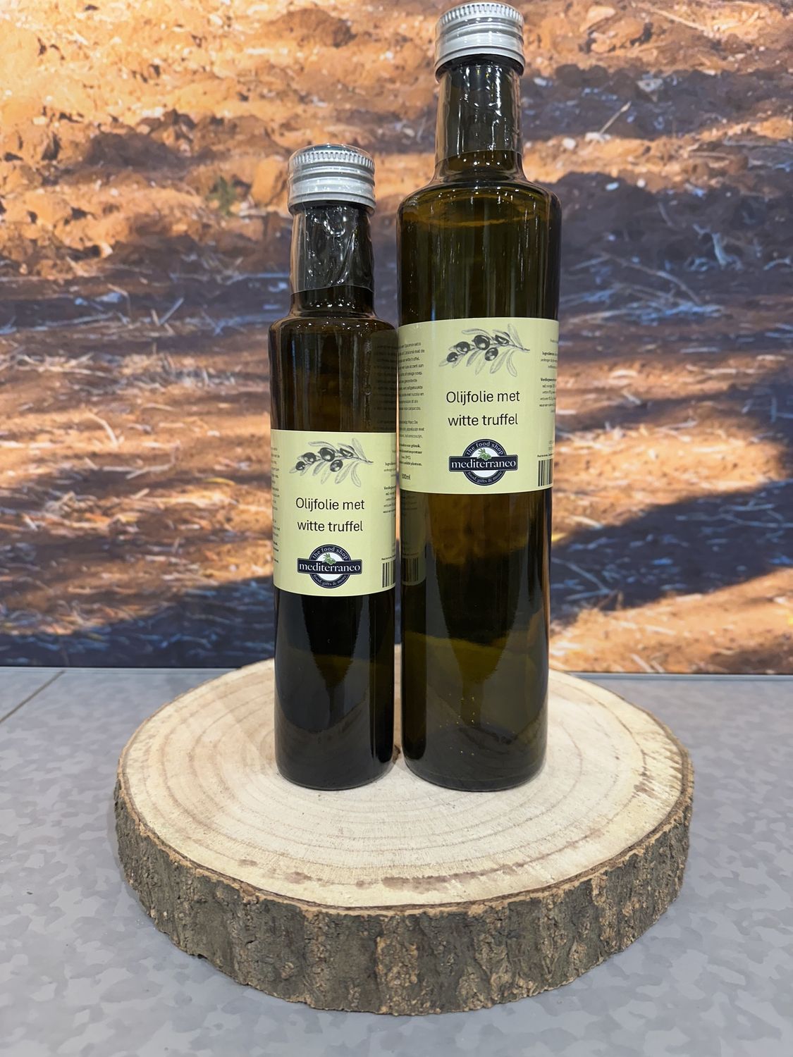 Olijfolie met witte truffel + fles 500ml