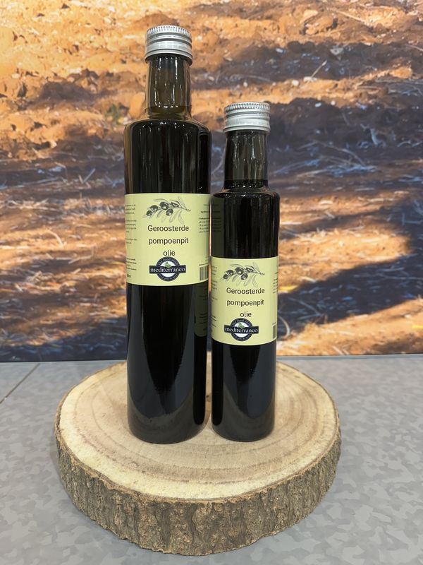 Geroosterde pompoenpitolie + fles 250ml